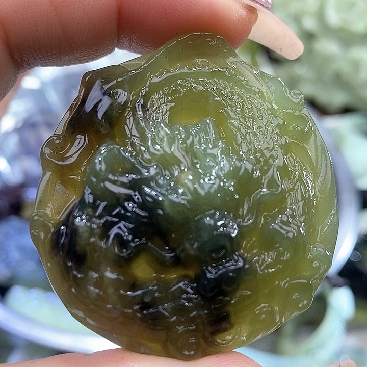 岫玉岫玉吊坠未镶嵌