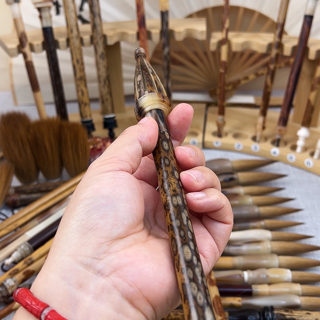 漂***！纯狼羊3.5口径1.0作品毛笔