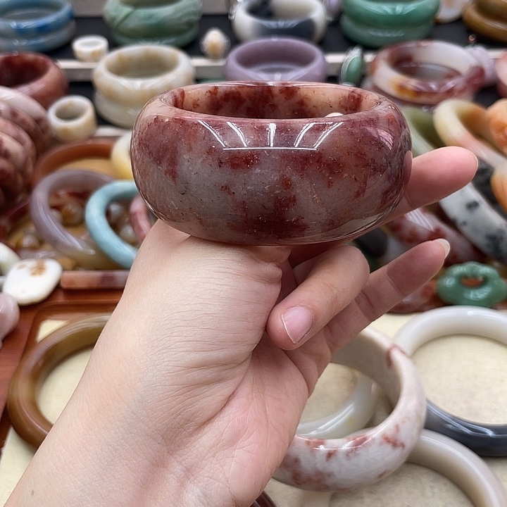 石英质玉圈口57未镶嵌