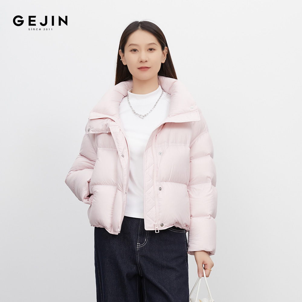 GEJIN/歌锦三防面料减龄款泡芙羽绒短款冬季保暖百搭9422542457
