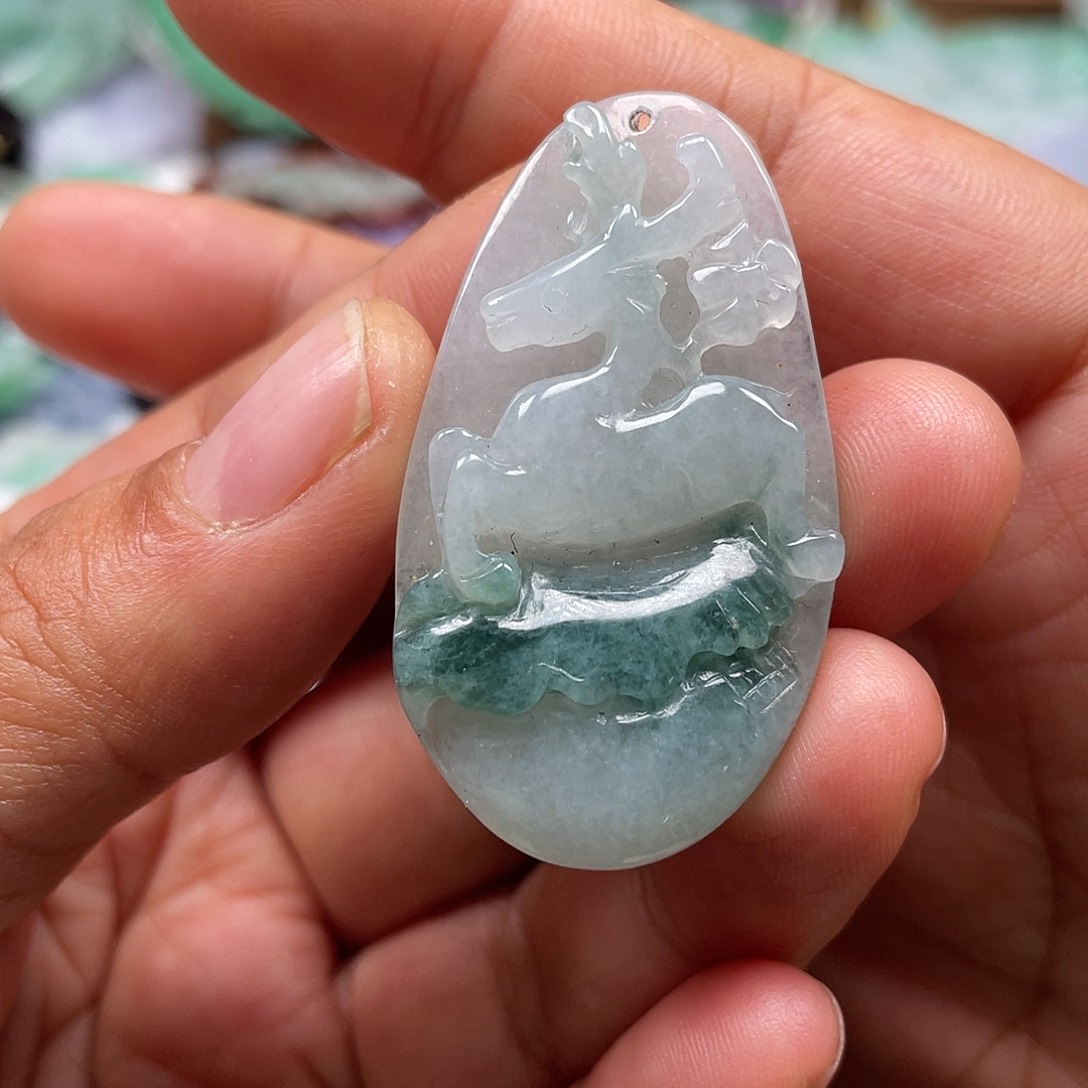 颈饰未镶嵌翡翠翡玉缘翡翠