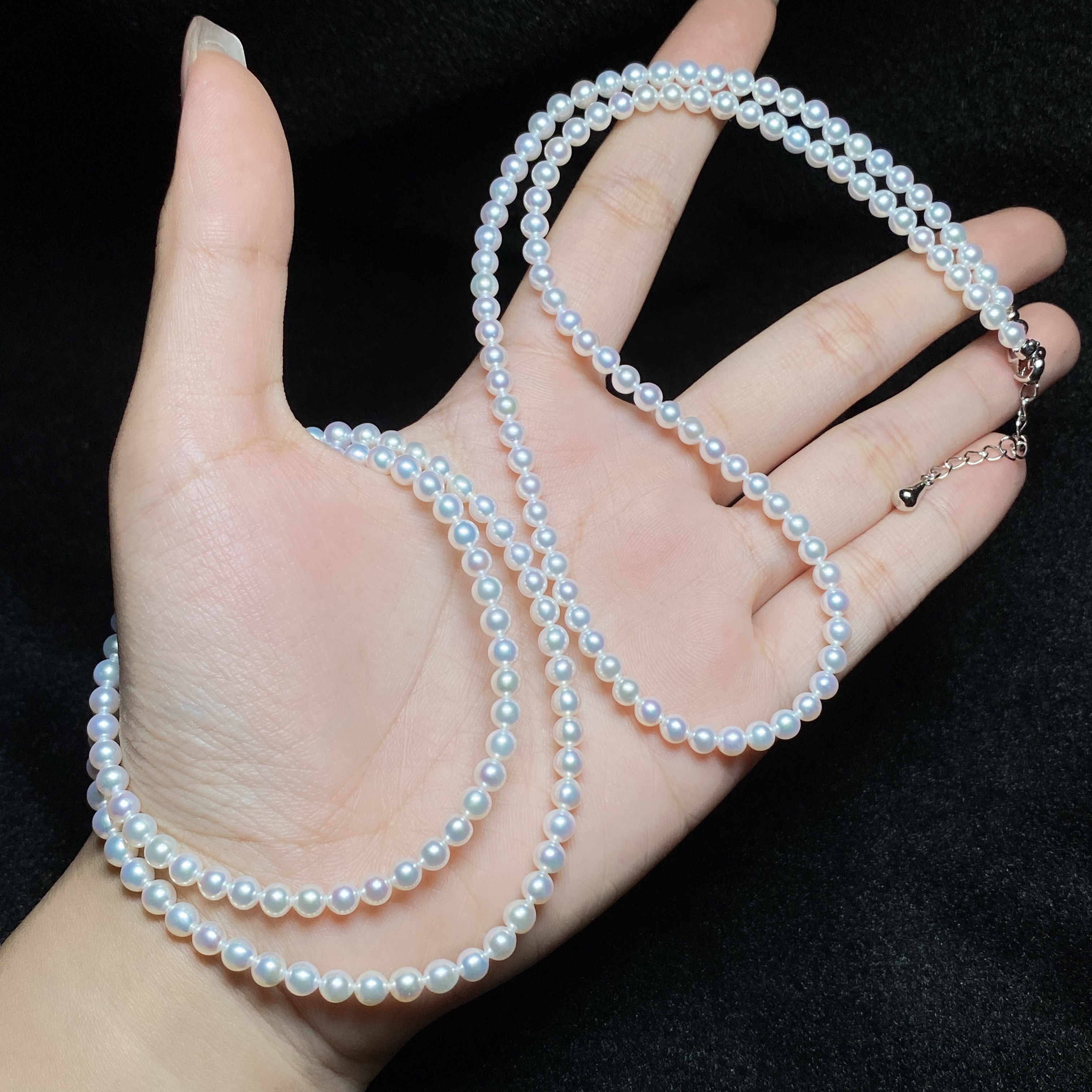 【小北好物】淡水珍珠项链尺寸约4mm+【多样性发一】QJ10X121