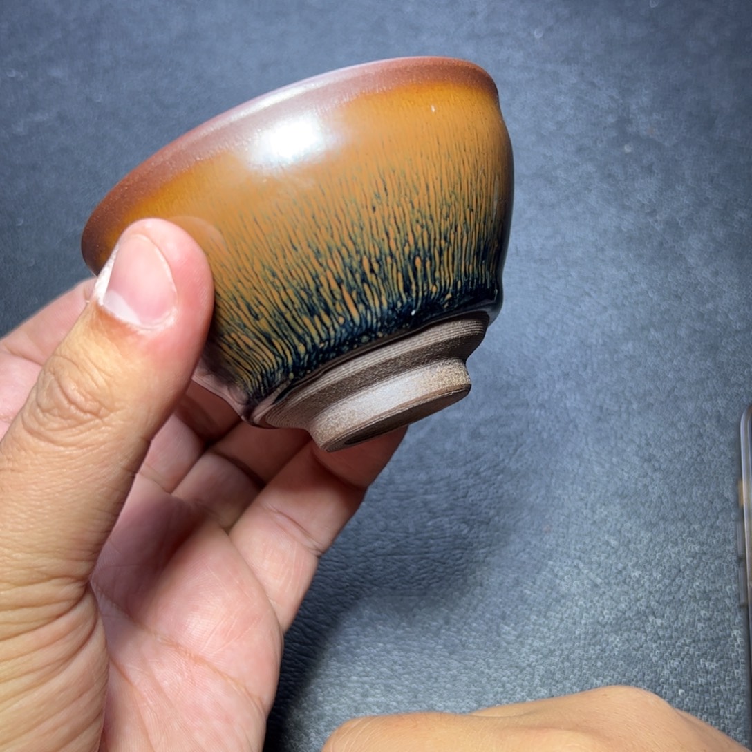 茶盏兔毫建窑建盏主人杯