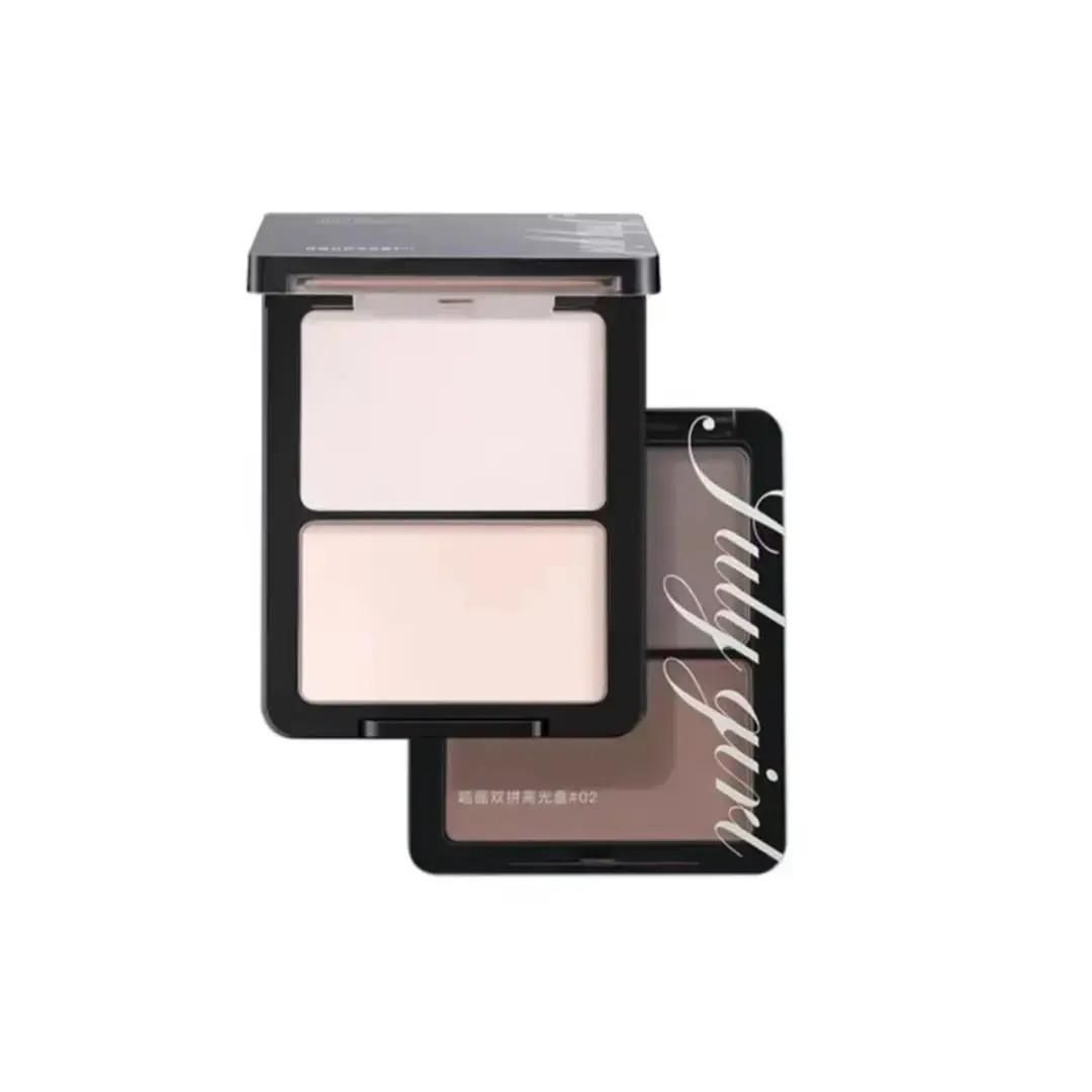 Julygirl哑光高光哑面提亮细腻高光鼻影阴影修饰哑光色双色粉底液