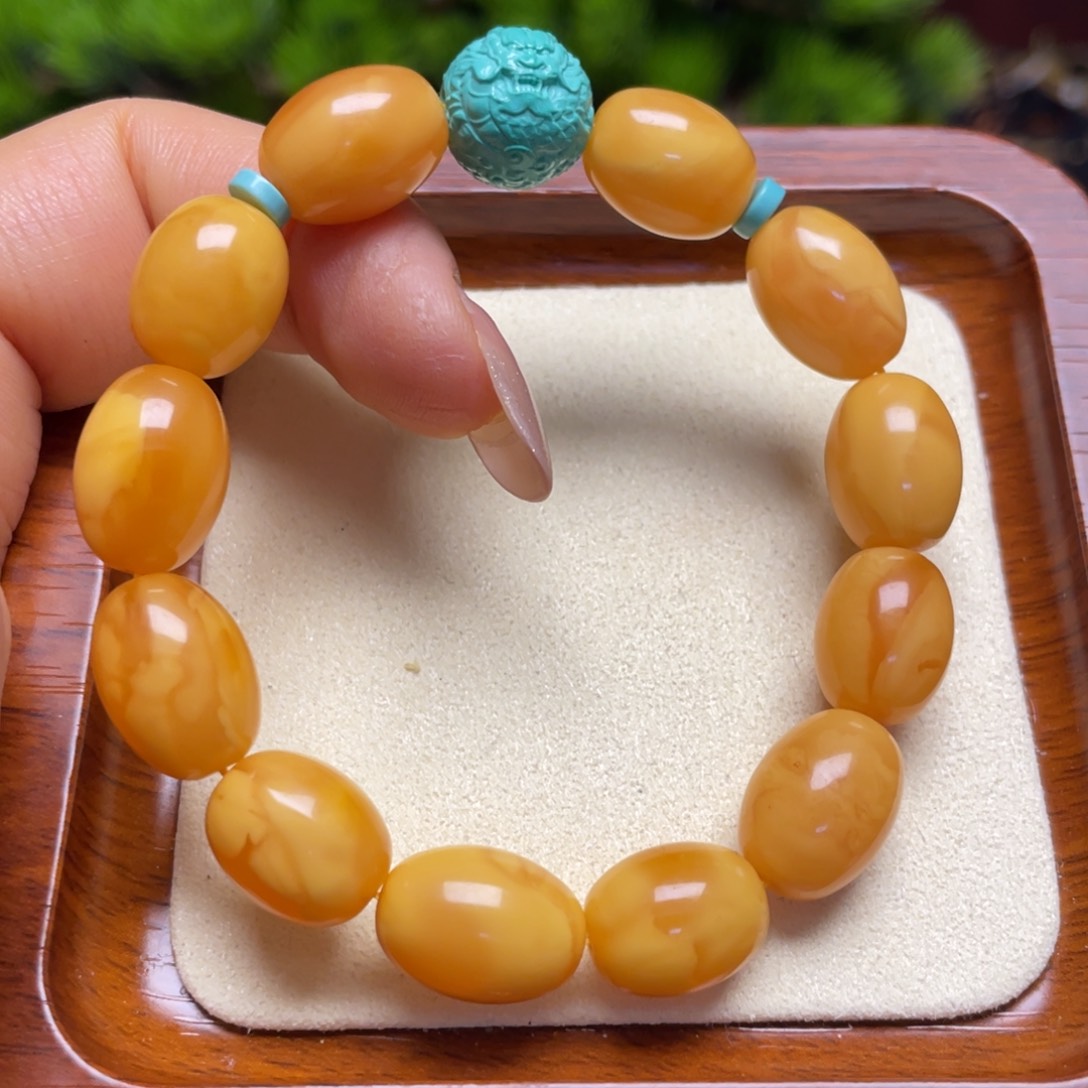 蜜蜡手链未镶嵌手串