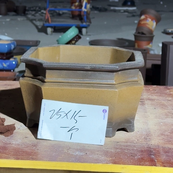 紫砂花盆手工制作