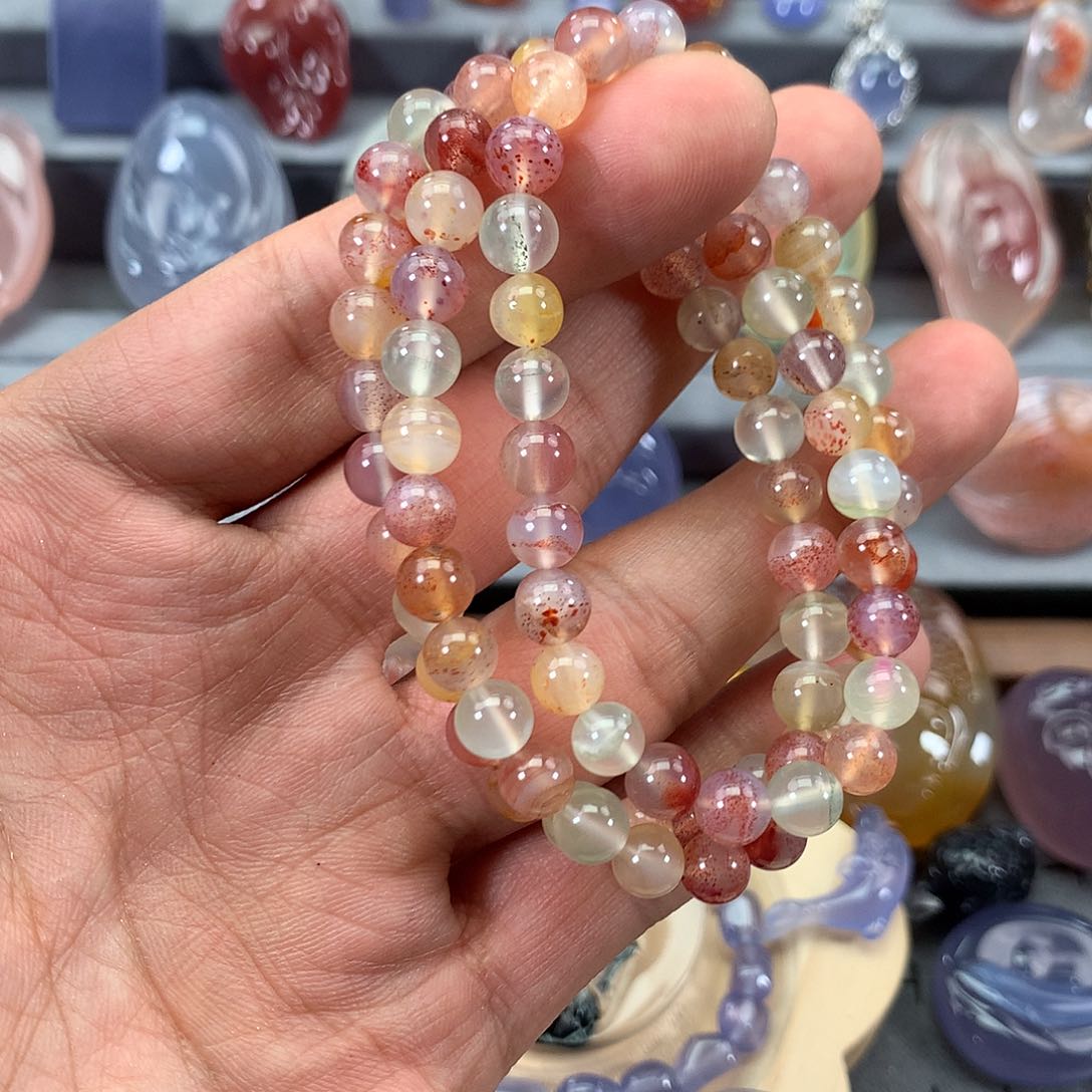 玛瑙/玉髓颈饰未镶嵌V****安