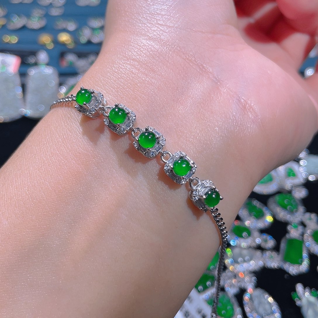 未镶嵌手链翡翠手链