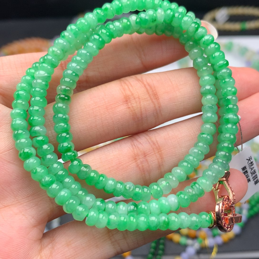 翡翠手链未镶嵌卡