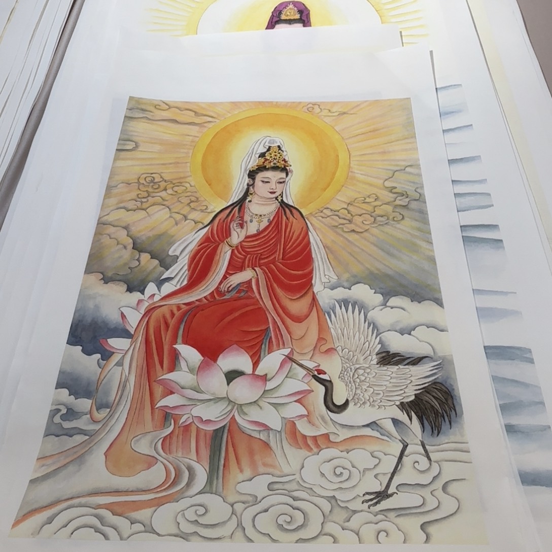 国画四尺三开福利作品