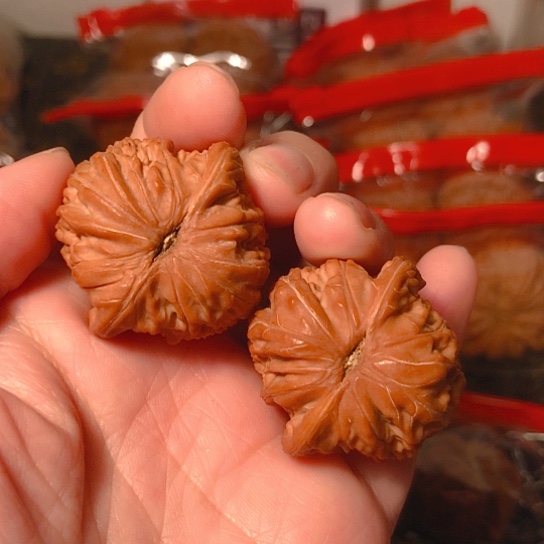 文玩核桃把件磨盘34