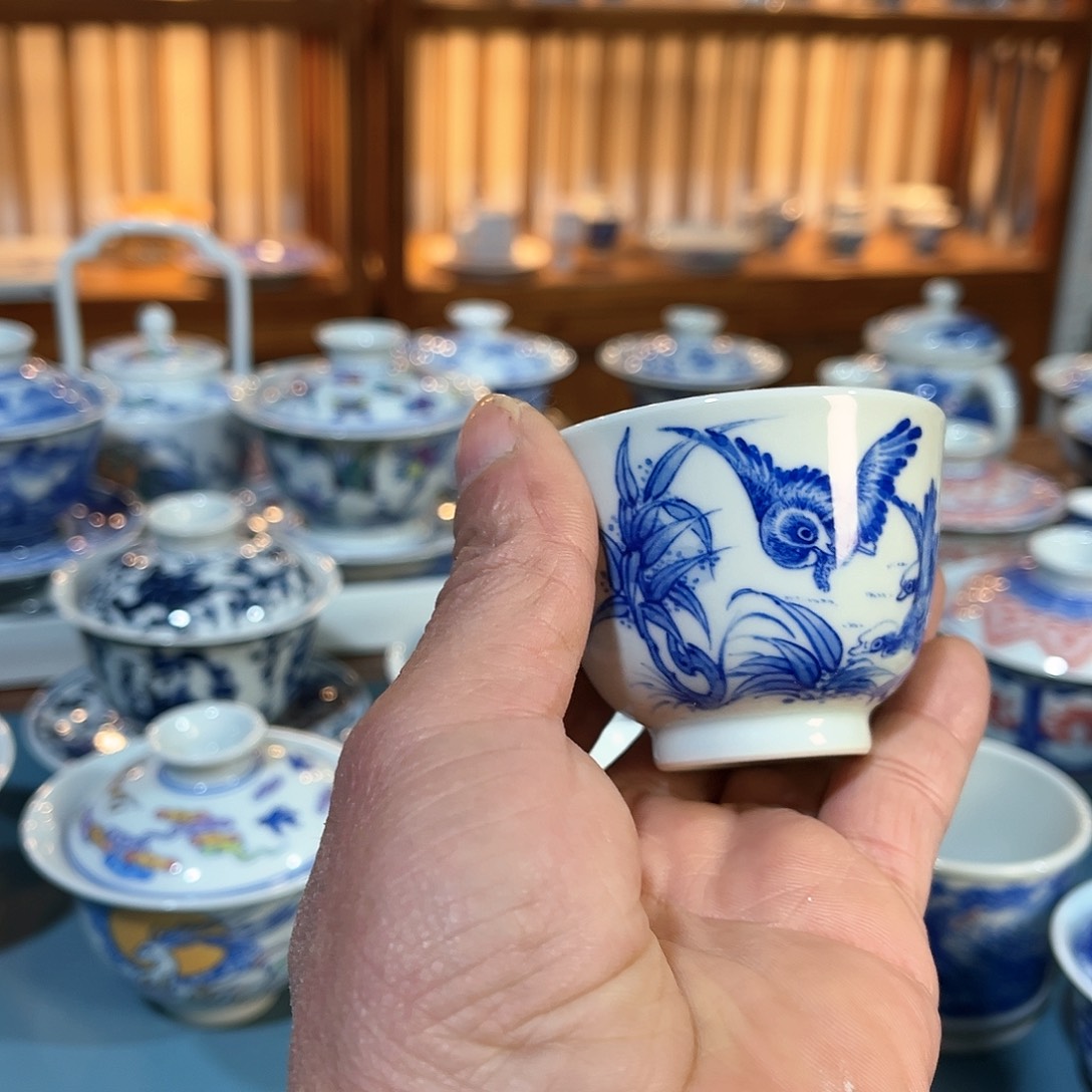 錡镇堂手工手绘杯