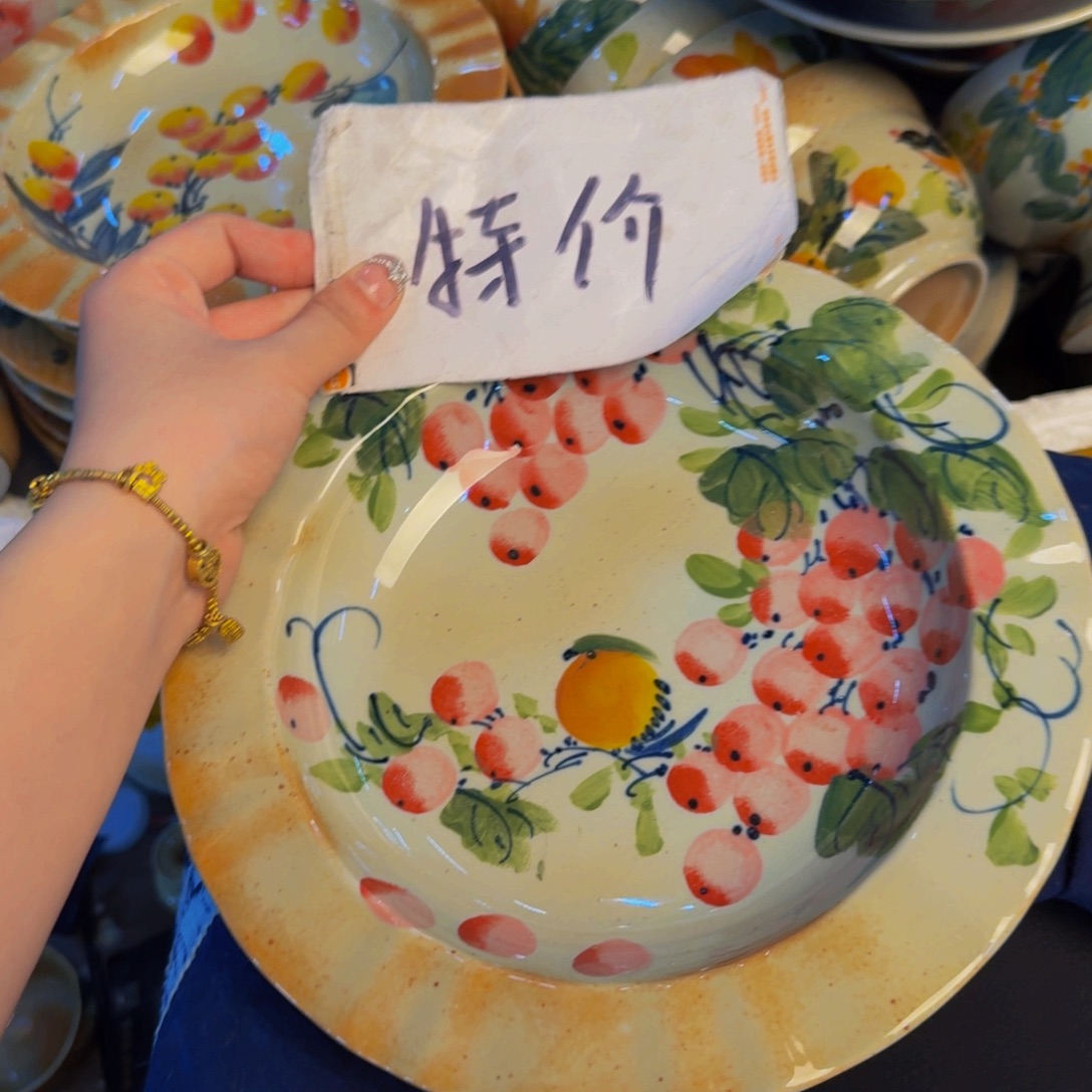 瓷片景德镇陶瓷手工手绘