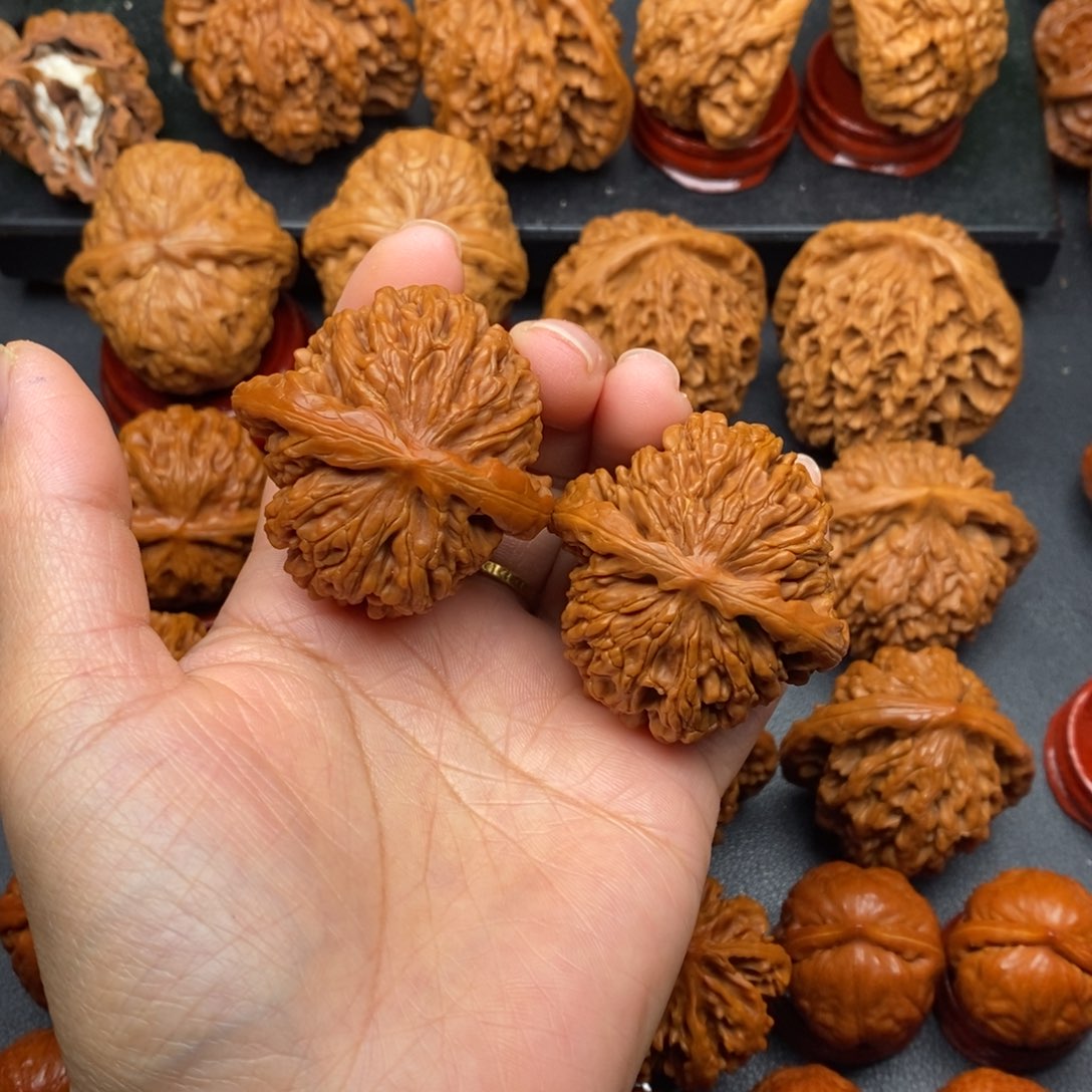 把件文玩核桃44四座楼