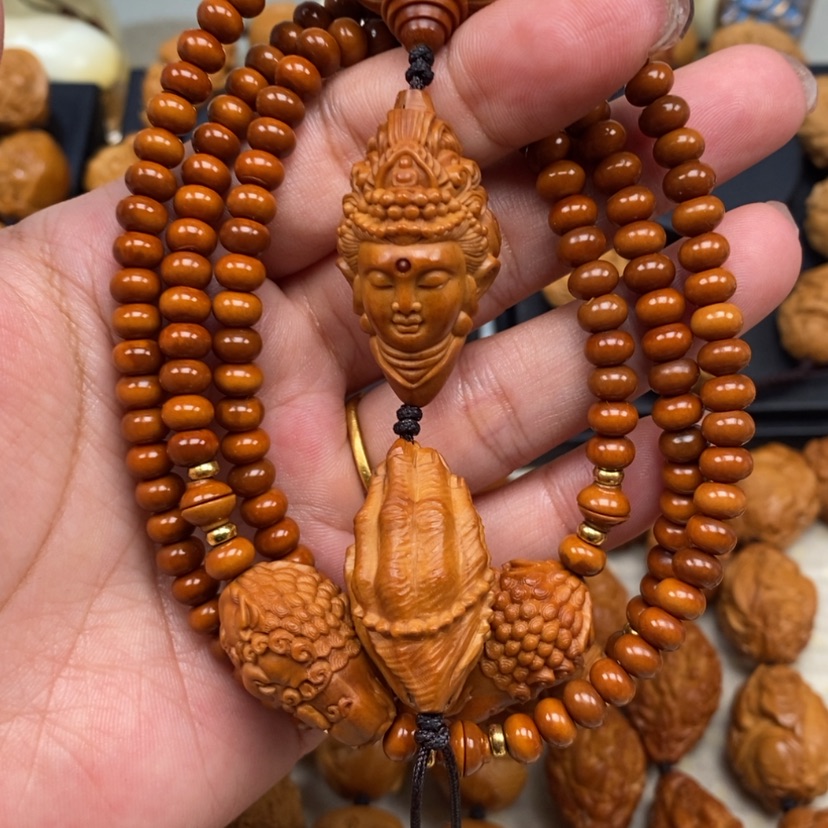 【闪购商品】橄榄核吊坠橄榄手工雕刻工艺