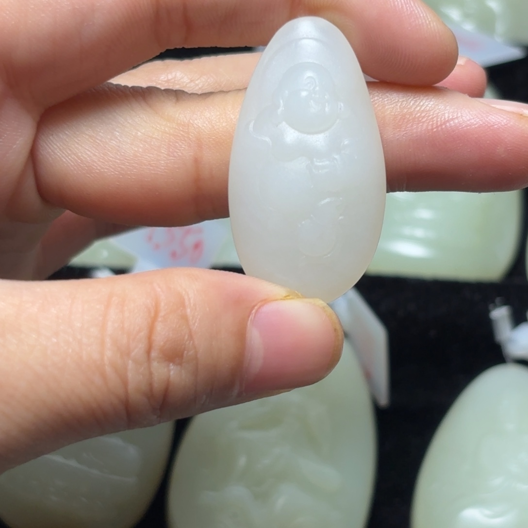书***～和田玉未镶嵌吊坠(不含链)和田玉