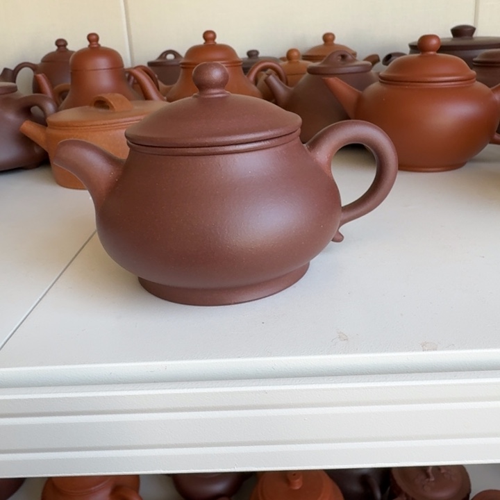 茶杯紫砂底槽清潘壶180cc微瑕