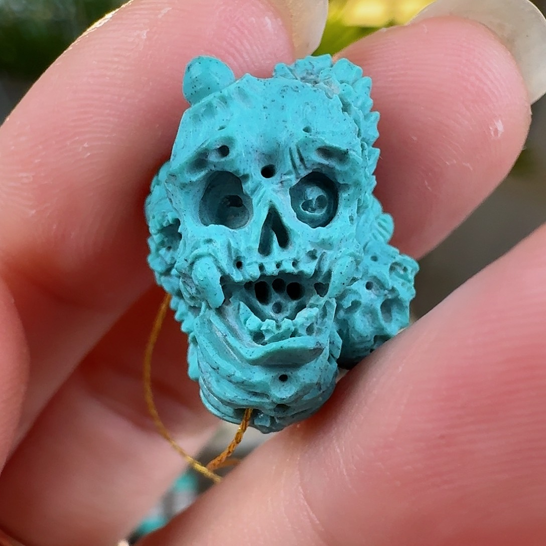 绿松石珠宝奇石未镶嵌