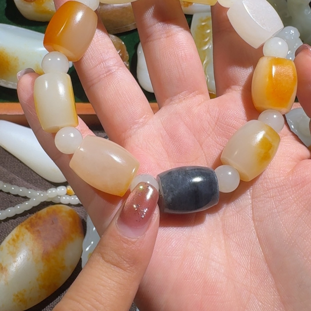 和田玉挂件未镶嵌草***肉