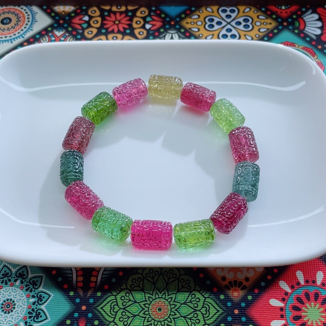 碧玺手链未镶嵌碧玺手链