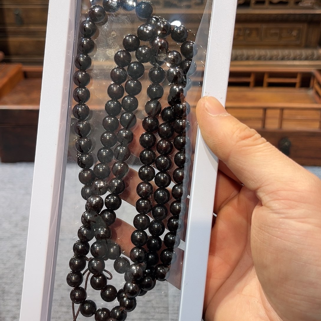 洪***院木紫檀0.8手串。。。。。。。