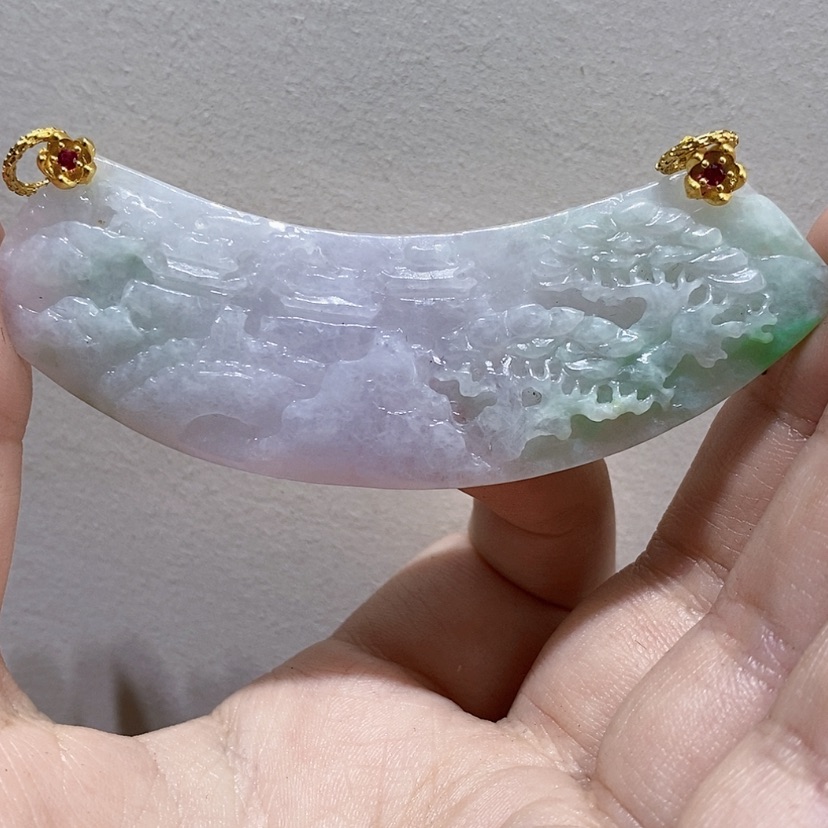 【闪购商品】翡翠未镶嵌颈饰