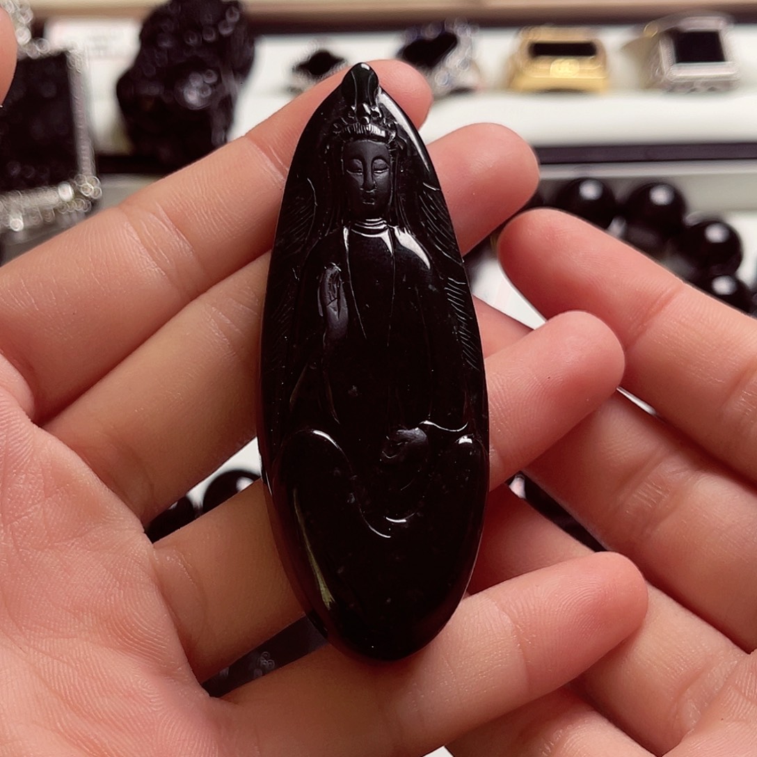 翡翠未镶嵌颈饰天然缅料A货素衣A066