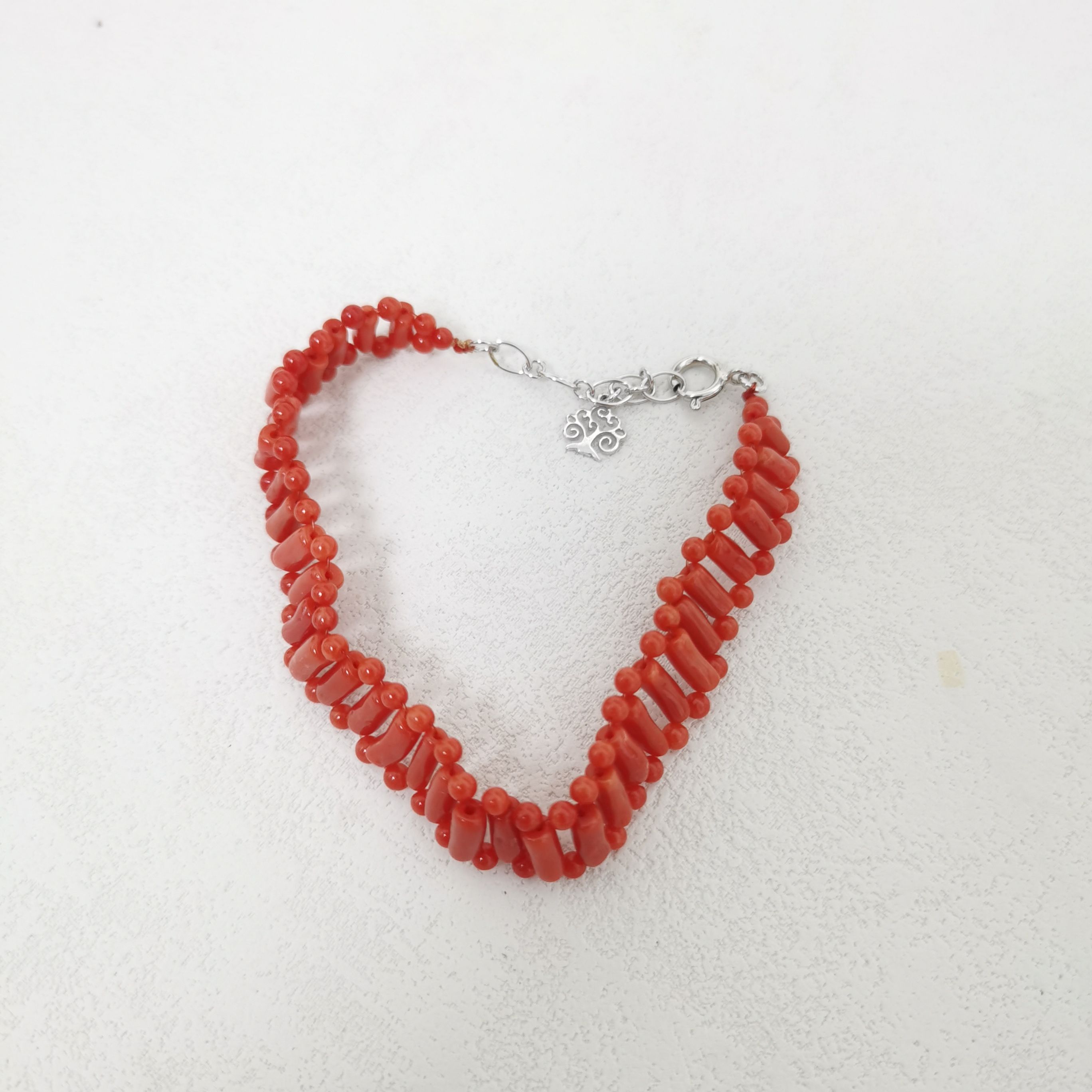 宝岛QL珊瑚 天然珊瑚 多样性发货 红珊瑚编织手链/129870