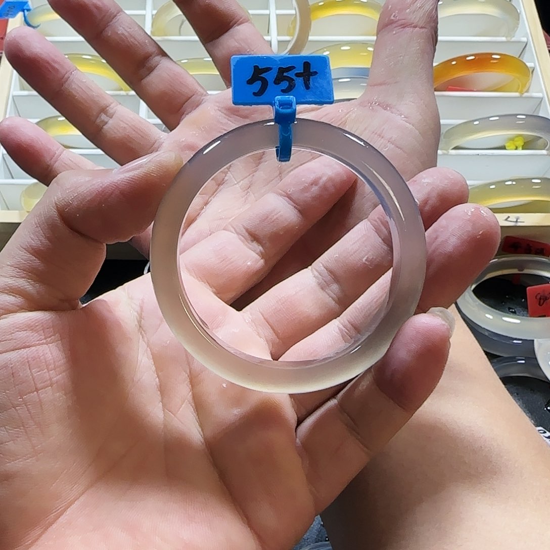 玛瑙/玉髓手镯未镶嵌喜****店