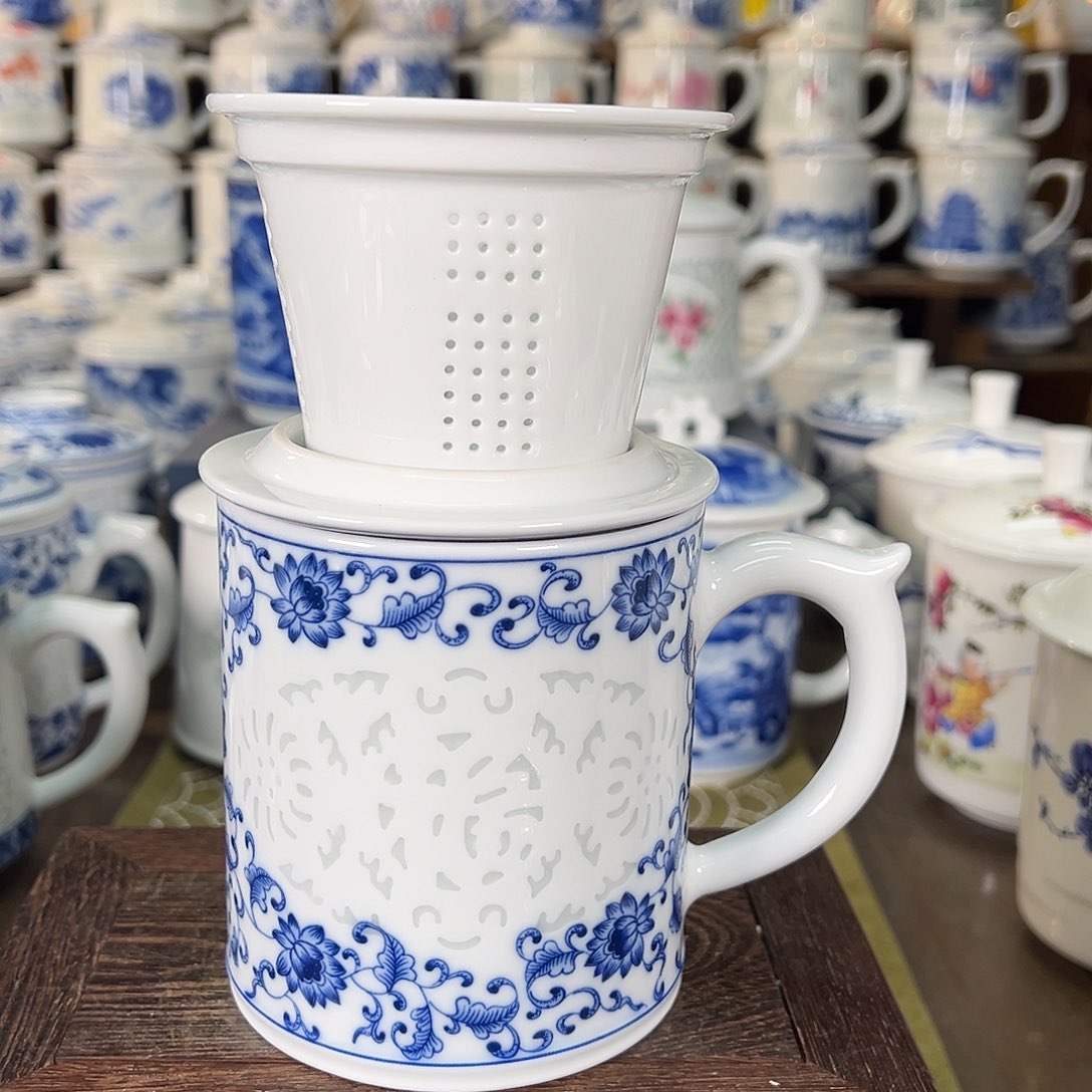 景德镇陶瓷高温陶瓷办公杯