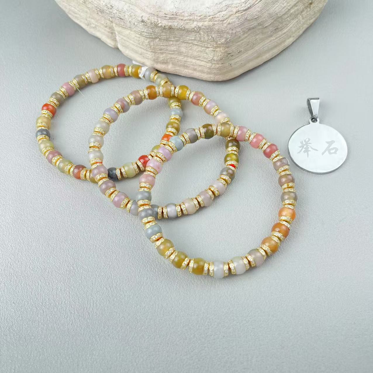 【举石饰品】X02-H98-874玛瑙手串（一件/多样性发/约6mm）Q