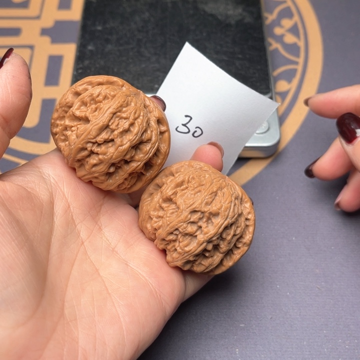 文玩核桃把件43大粗筋 30号