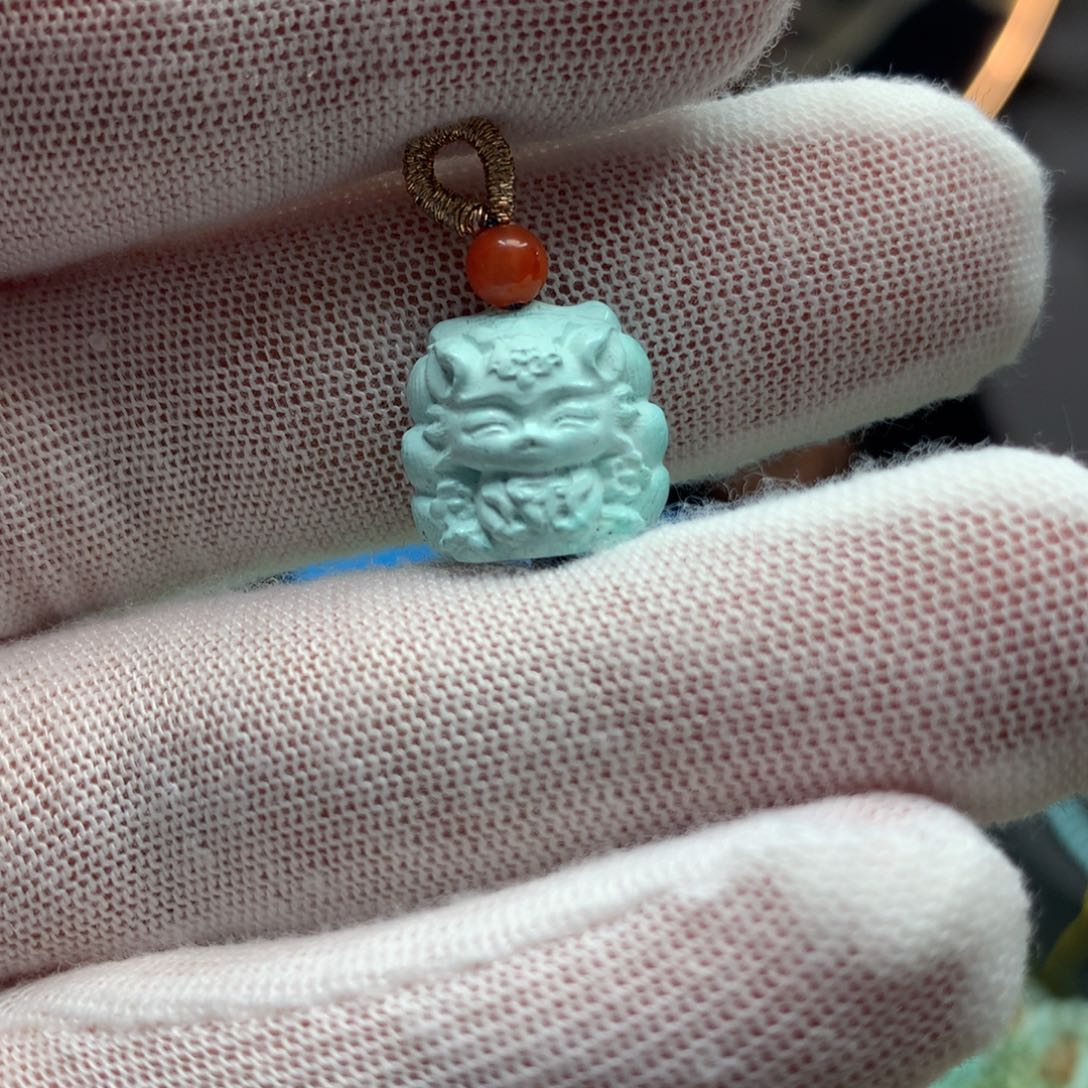 绿松石挂件未镶嵌