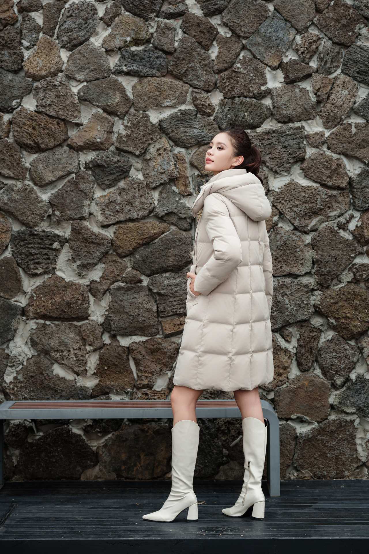 26828 新款保暖加厚防风寒休闲韩版长款羽绒服