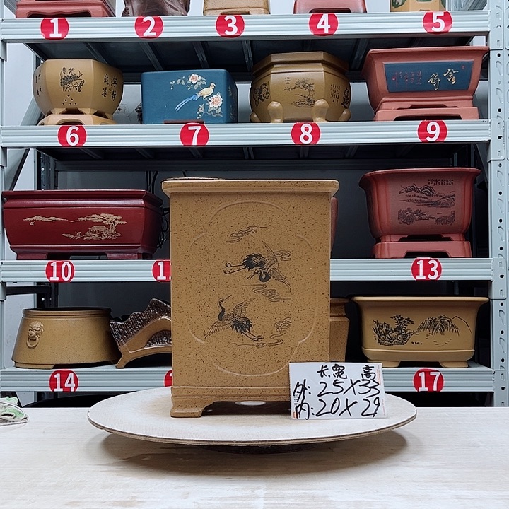 紫砂花盆紫砂花盆