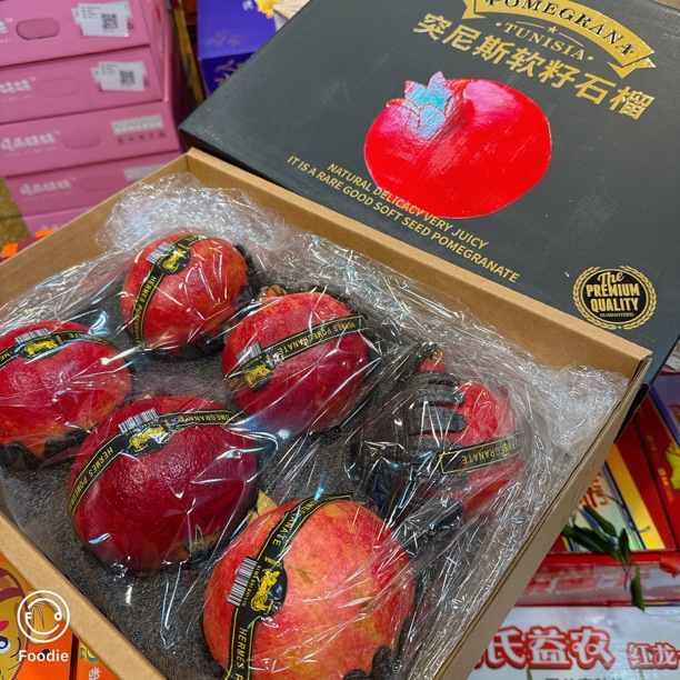 匡彪软籽石榴大6粒礼盒一箱