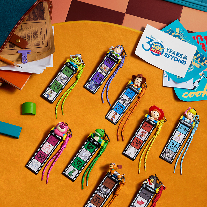 迪士尼玩具总动员30th复刻时光系列盲盒挂件