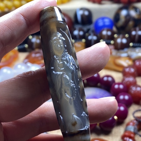 玛瑙/玉髓挂件未镶嵌