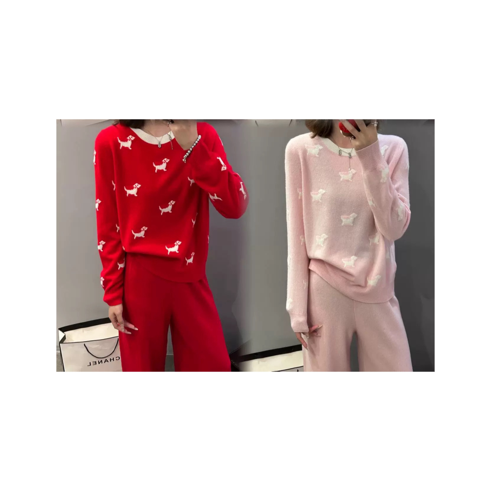 【四姐家】满身腊肠狗长袖毛衣 6187