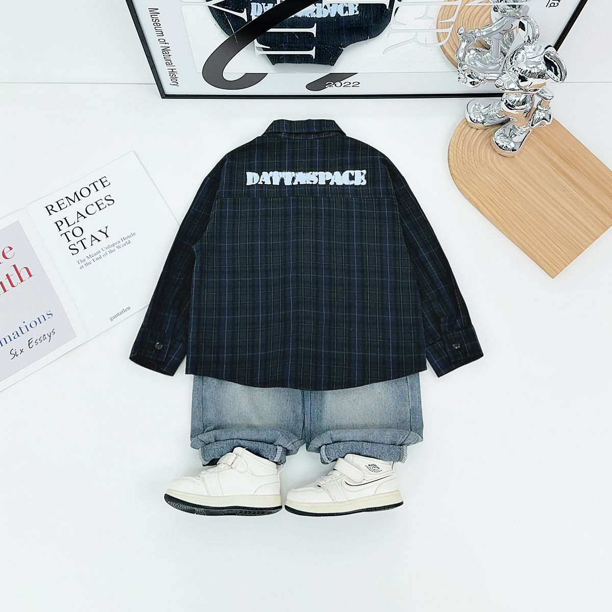 儿童衬衫长袖2025新款男童秋冬上衣洋气宝宝 WG28650悠悠童话童装