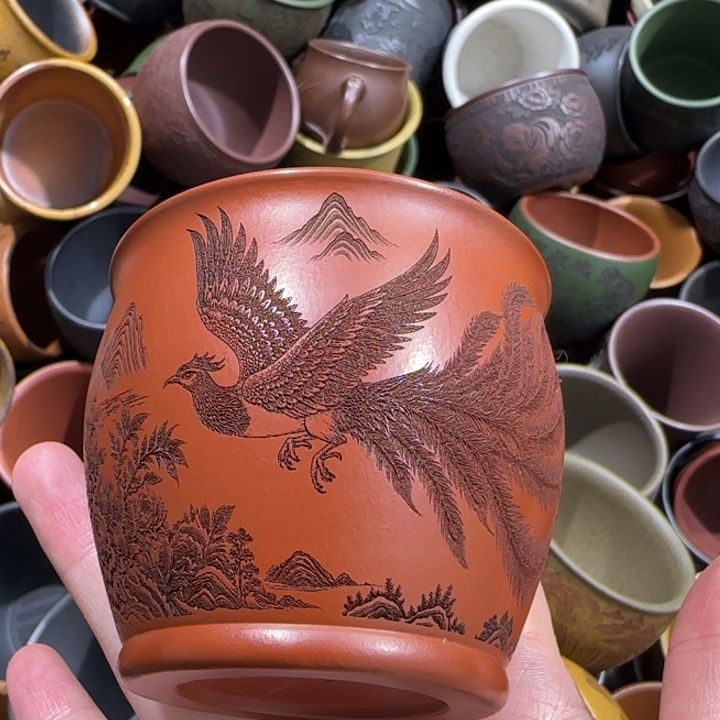 茶杯紫砂全手工紫砂