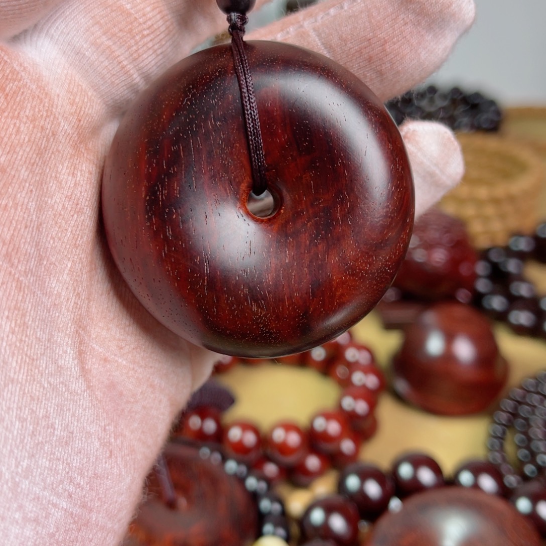 浙***司小叶紫檀吊坠小叶紫檀平安扣