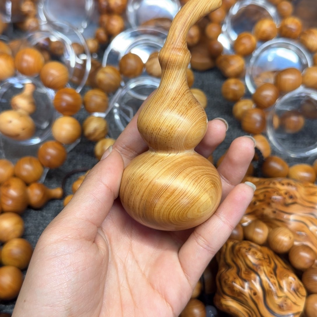 柏木蔡**作太行崖柏葫芦瑕疵