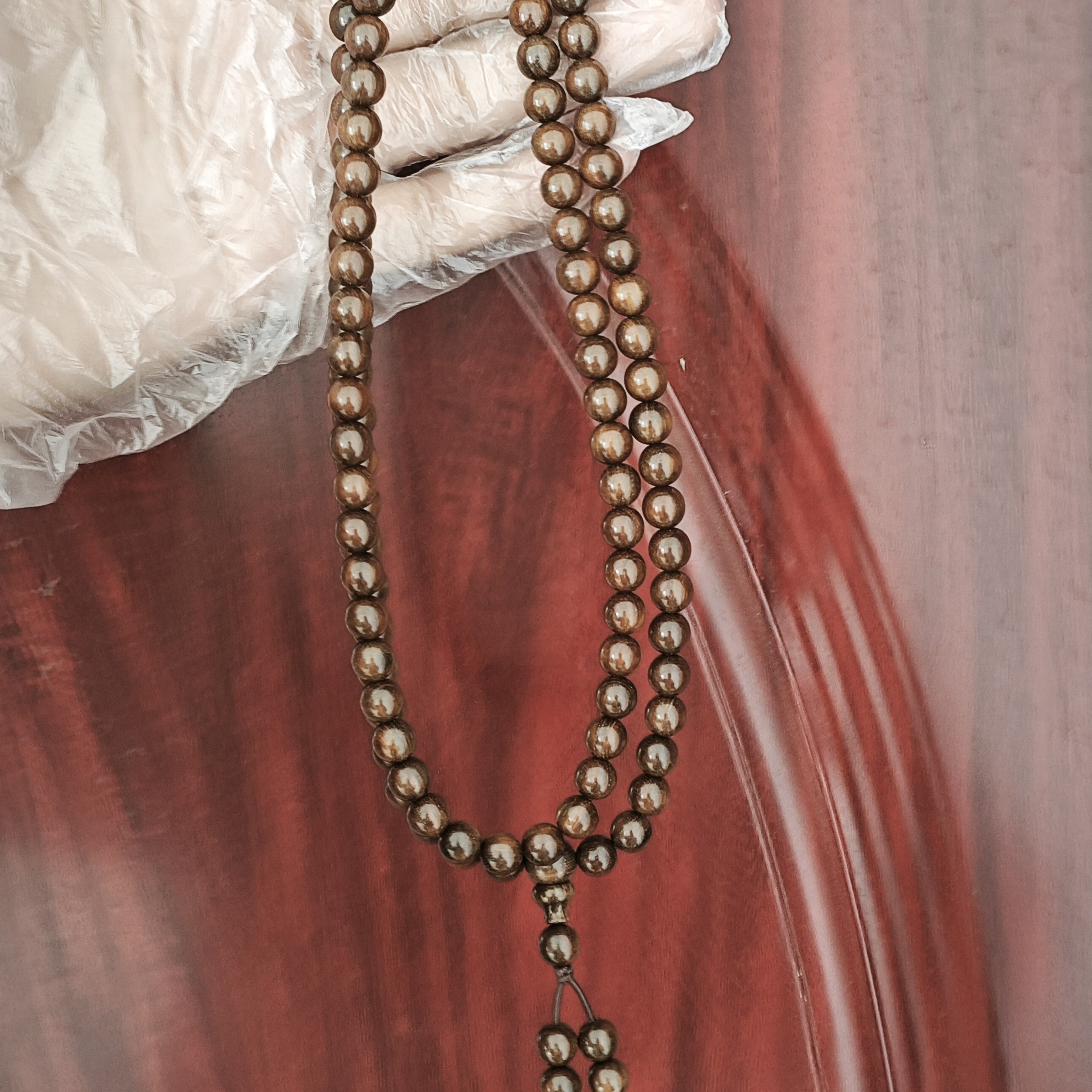 愈疮木108/0.8稀有咖绿料带金星香味好无胶无蜡无科技保真愈疮木