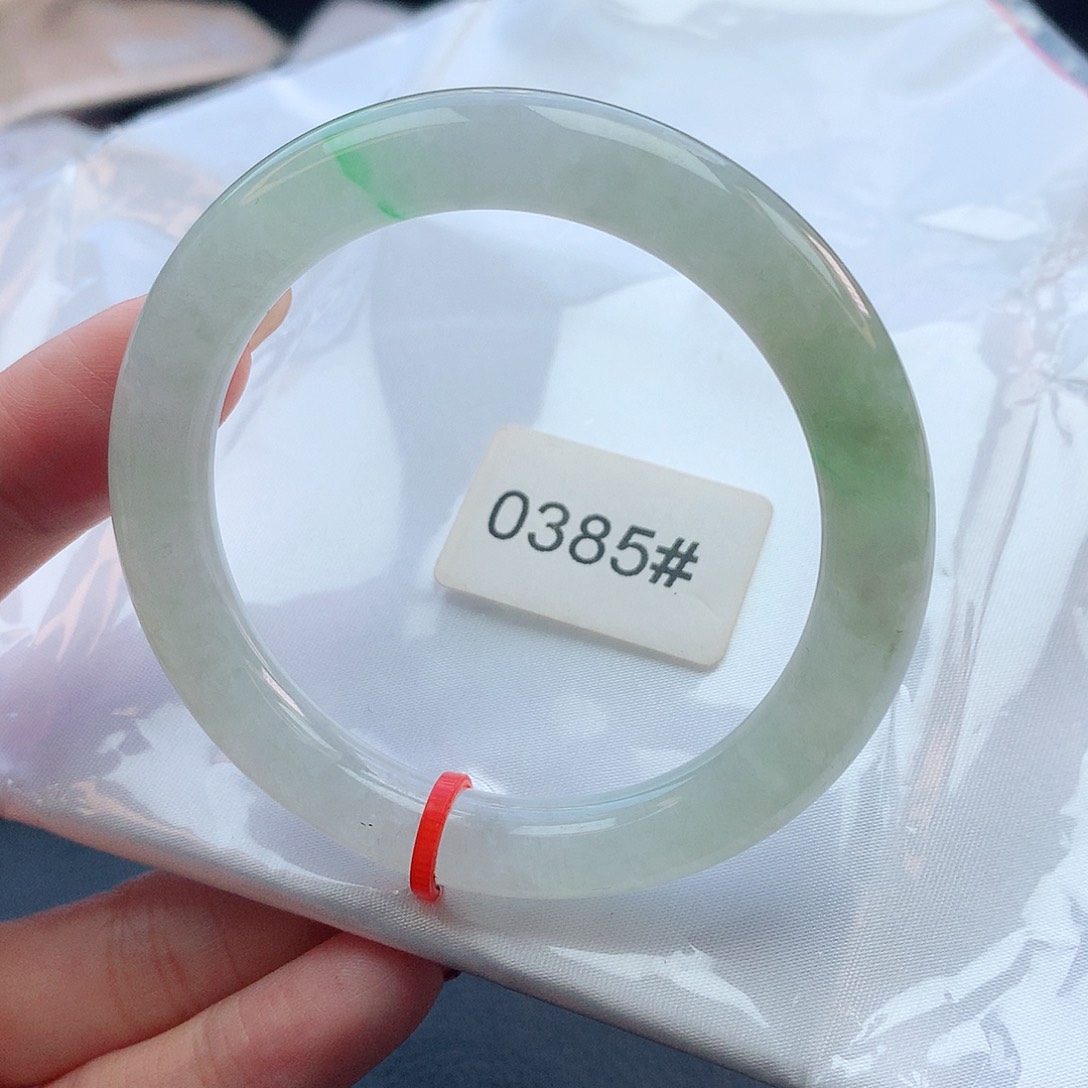 翡翠手镯未镶嵌51圆条880385