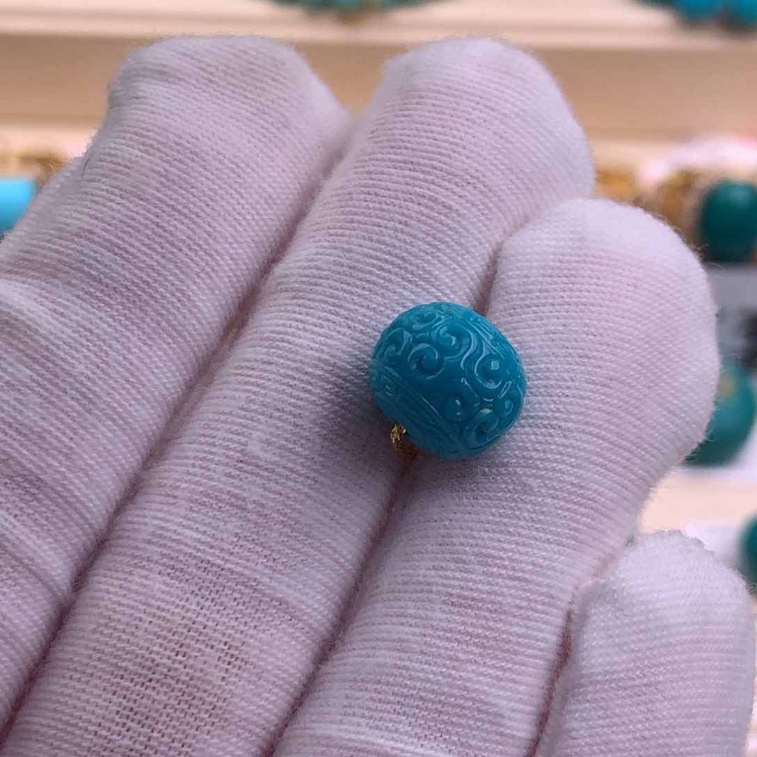 绿松石珠宝奇石未镶嵌11.2−9.4