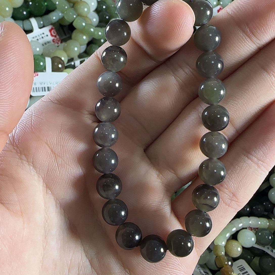 和田玉手链未镶嵌22