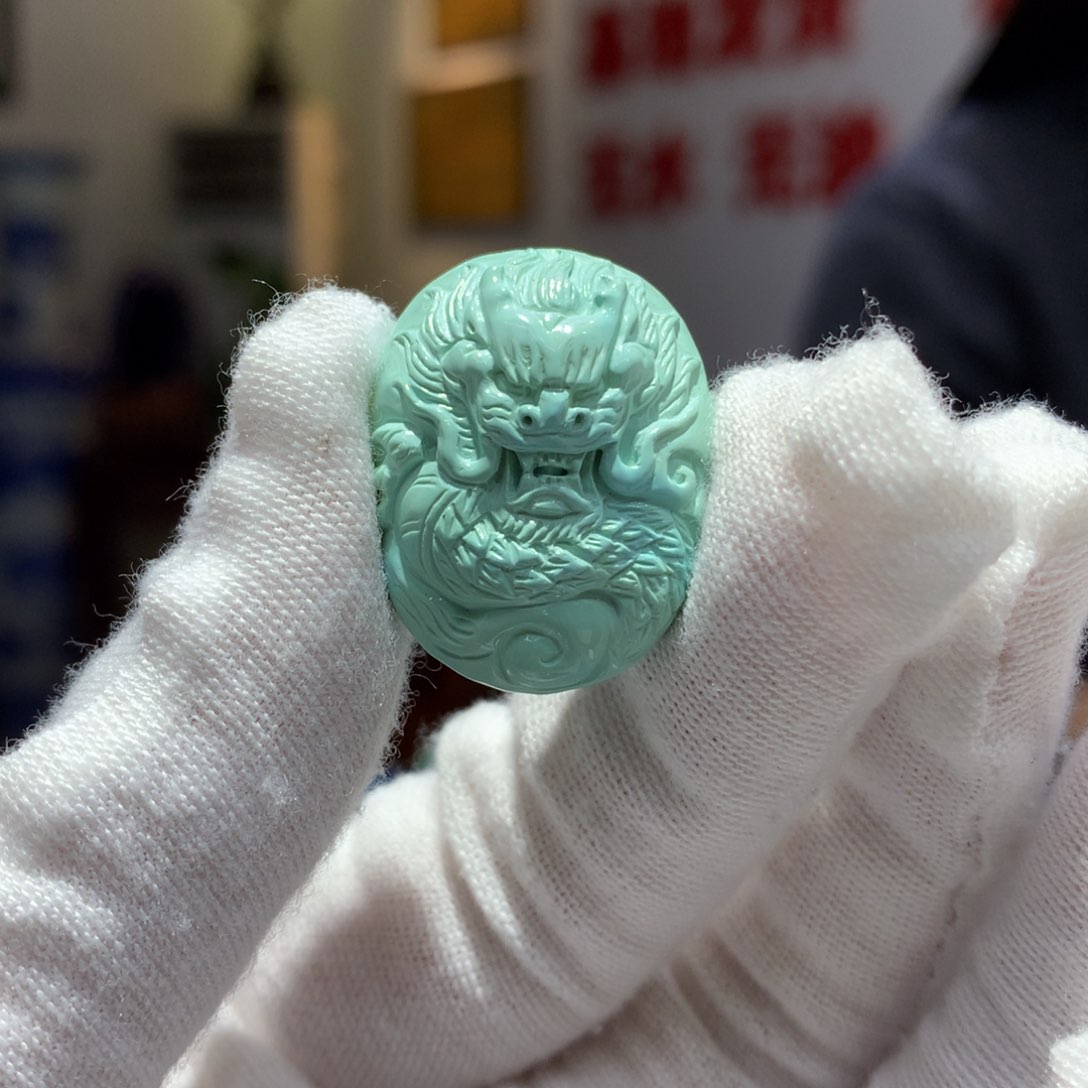 未镶嵌绿松石吊坠