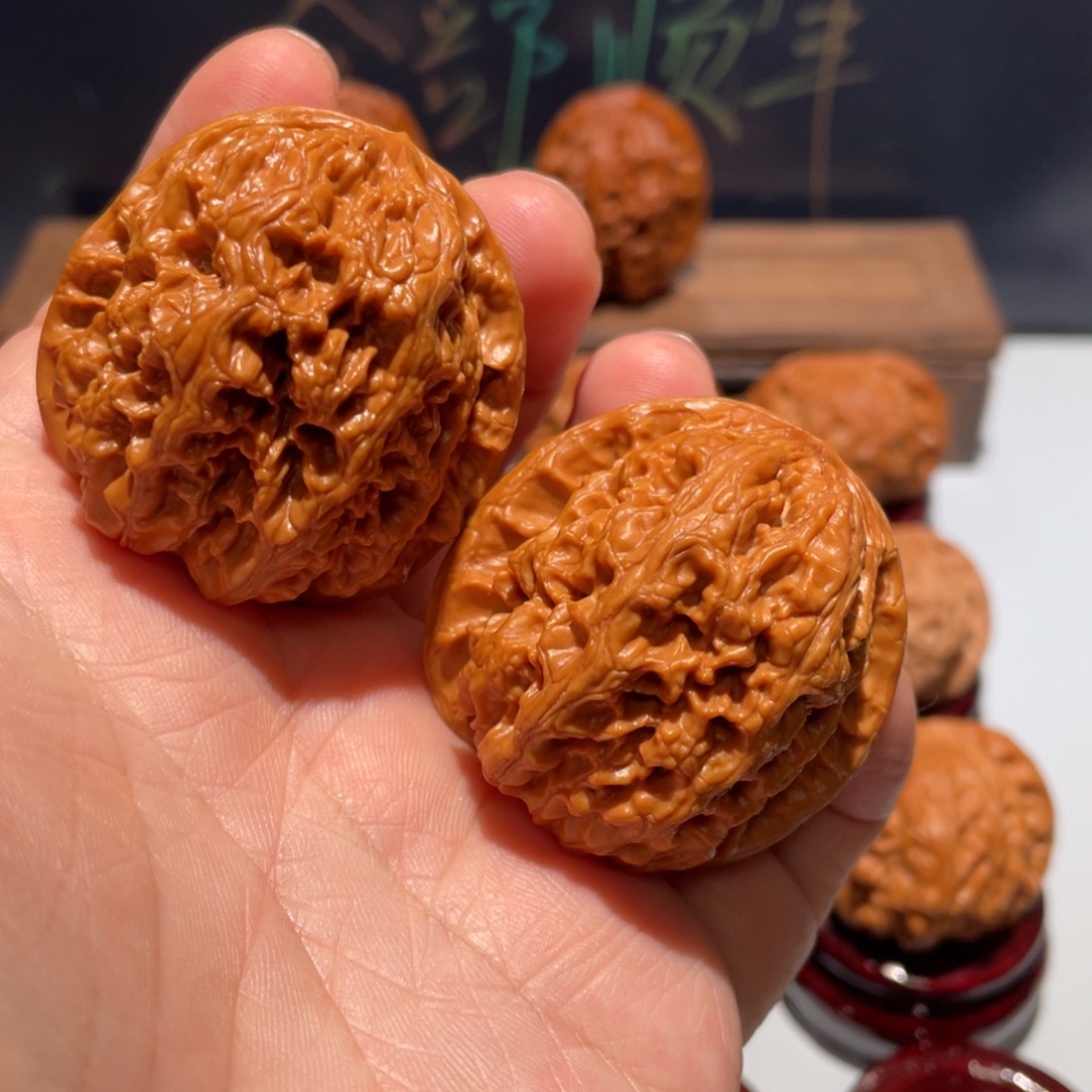 文玩核桃把件每****子将军膀41