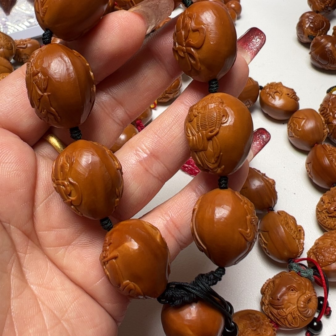 橄榄核手串/手链一***?橄榄核雕